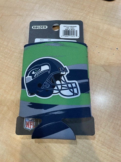 Seattle Seahawks Paintbrush Can Cooler