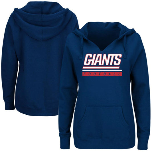 New York Giants Women's Self Determination Hooded Sweatshirt - Blue