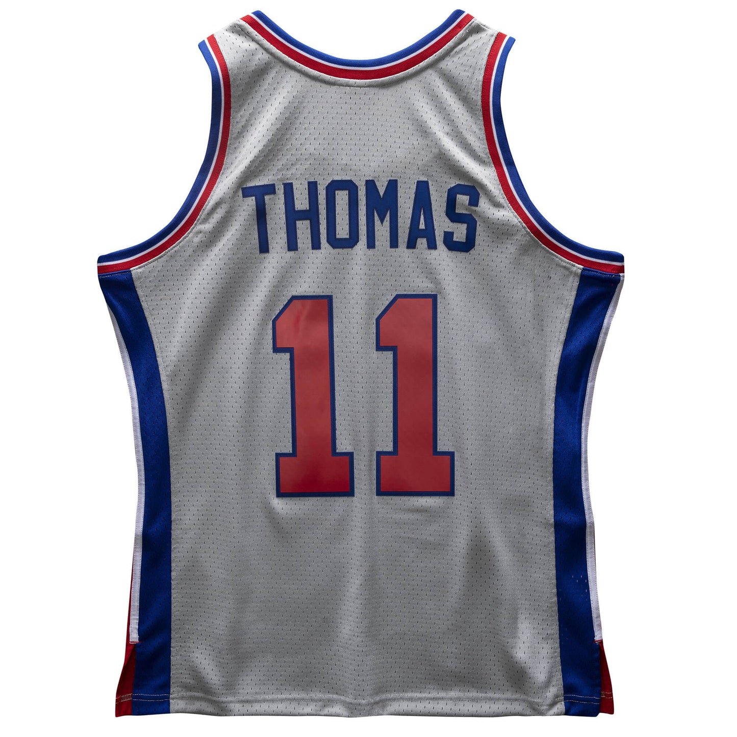 Detroit Pistons Mitchell & Ness #11 Isiah Thomas Gray 1982-83 Hardwood Classic Swingman Jersey