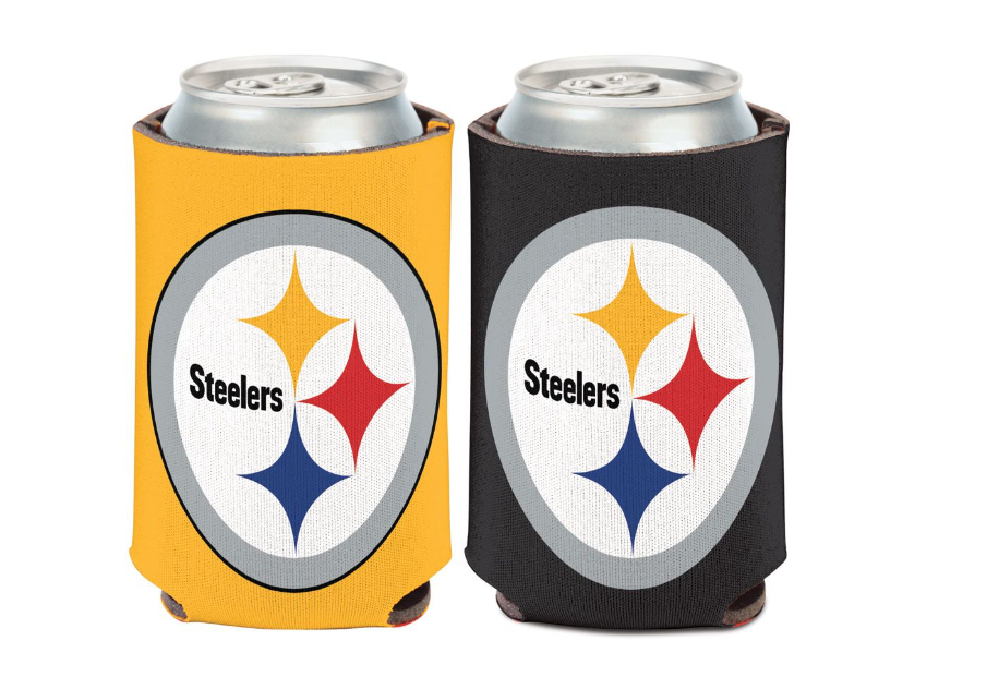 Pittsburgh Steelers Team Logo 2sided Can Cooler