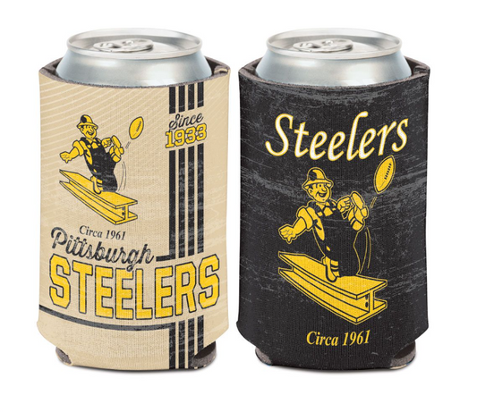 Pittsburgh Steelers Vintage Can Cooler
