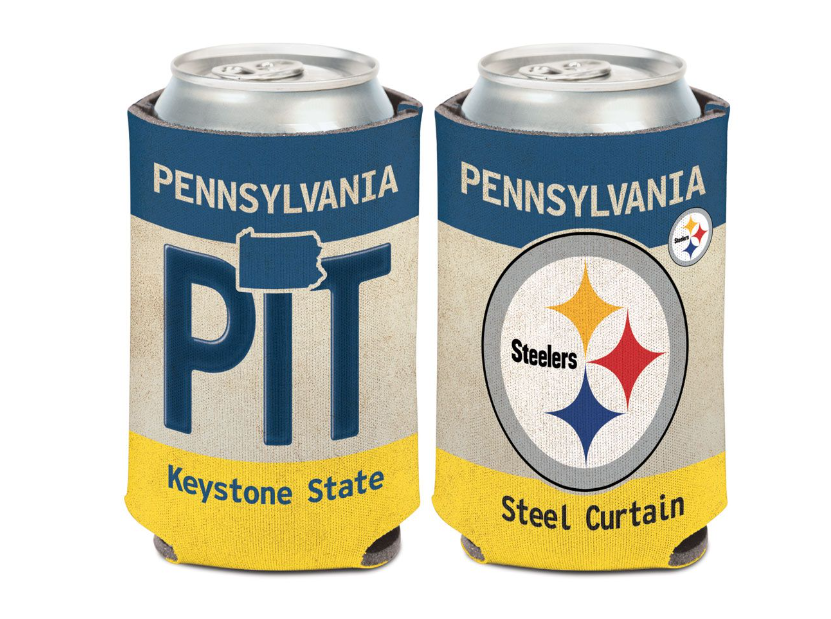 Pittsburgh Steelers License Plate Can Cooler