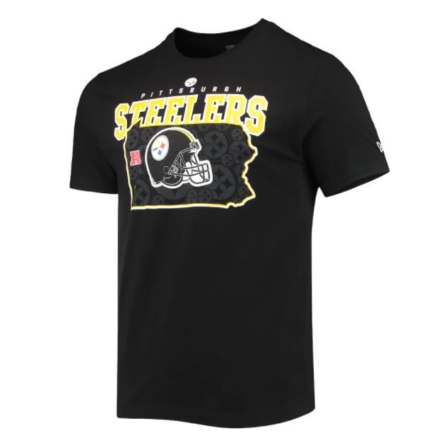 Pittsburgh Steelers New Era State Pride T-Shirt - Black