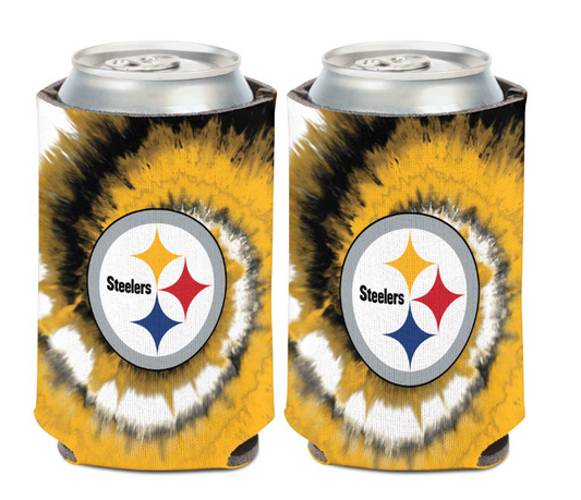 Pittsburgh Steelers Tie-dye Can Cooler