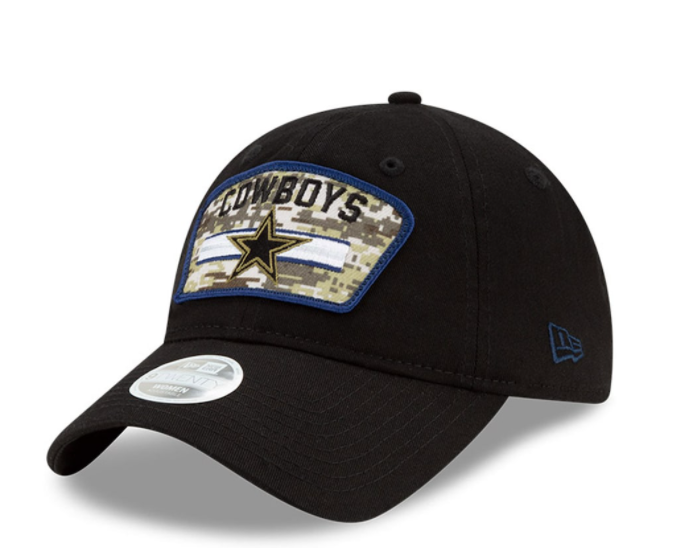 Dallas Cowboys New Era Women's Salute to Service 9Twenty Adjustable Hat