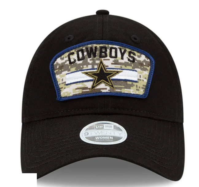 Dallas Cowboys New Era Women's Salute to Service 9Twenty Adjustable Hat