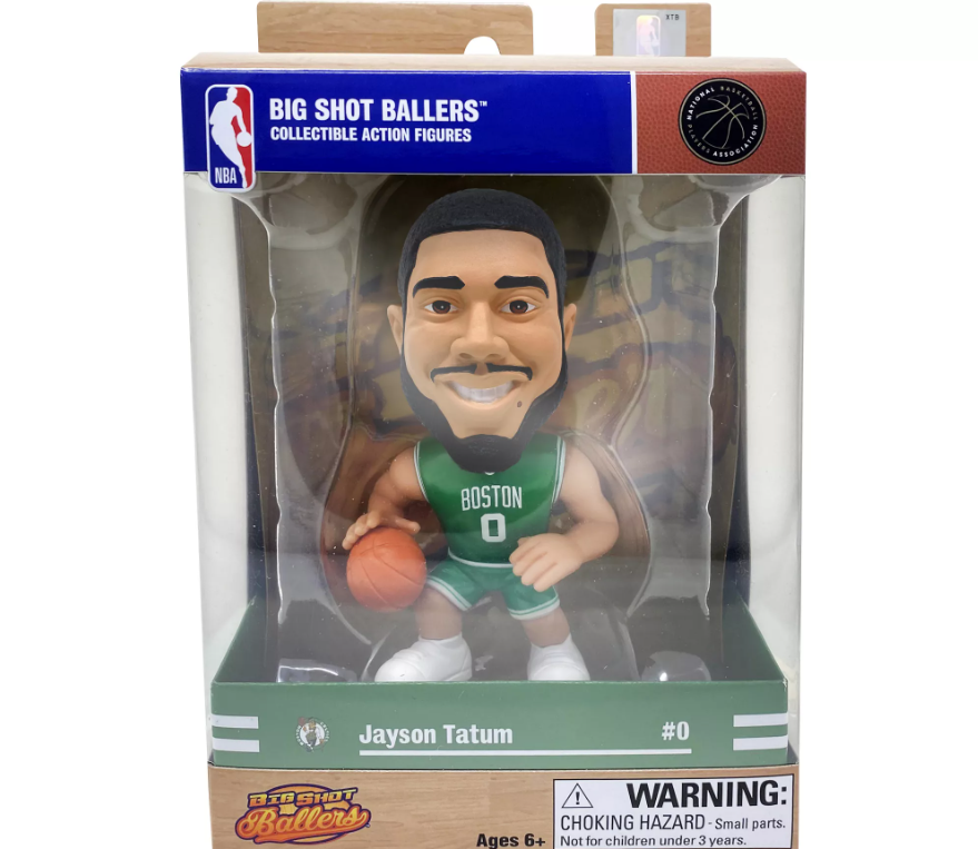 Boston Celtics Jayson Tatum Party Animal NBA Big Shot Baller Mini-Figurine