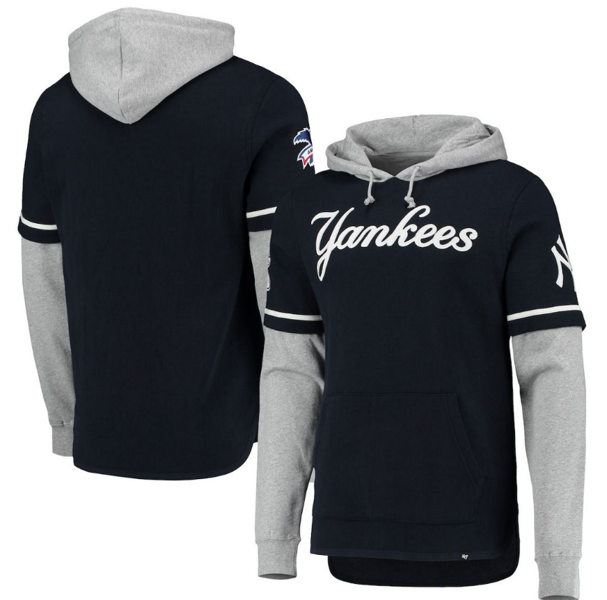 New York Yankees '47 Trifecta Shortstop Pullover Men's Hoodie