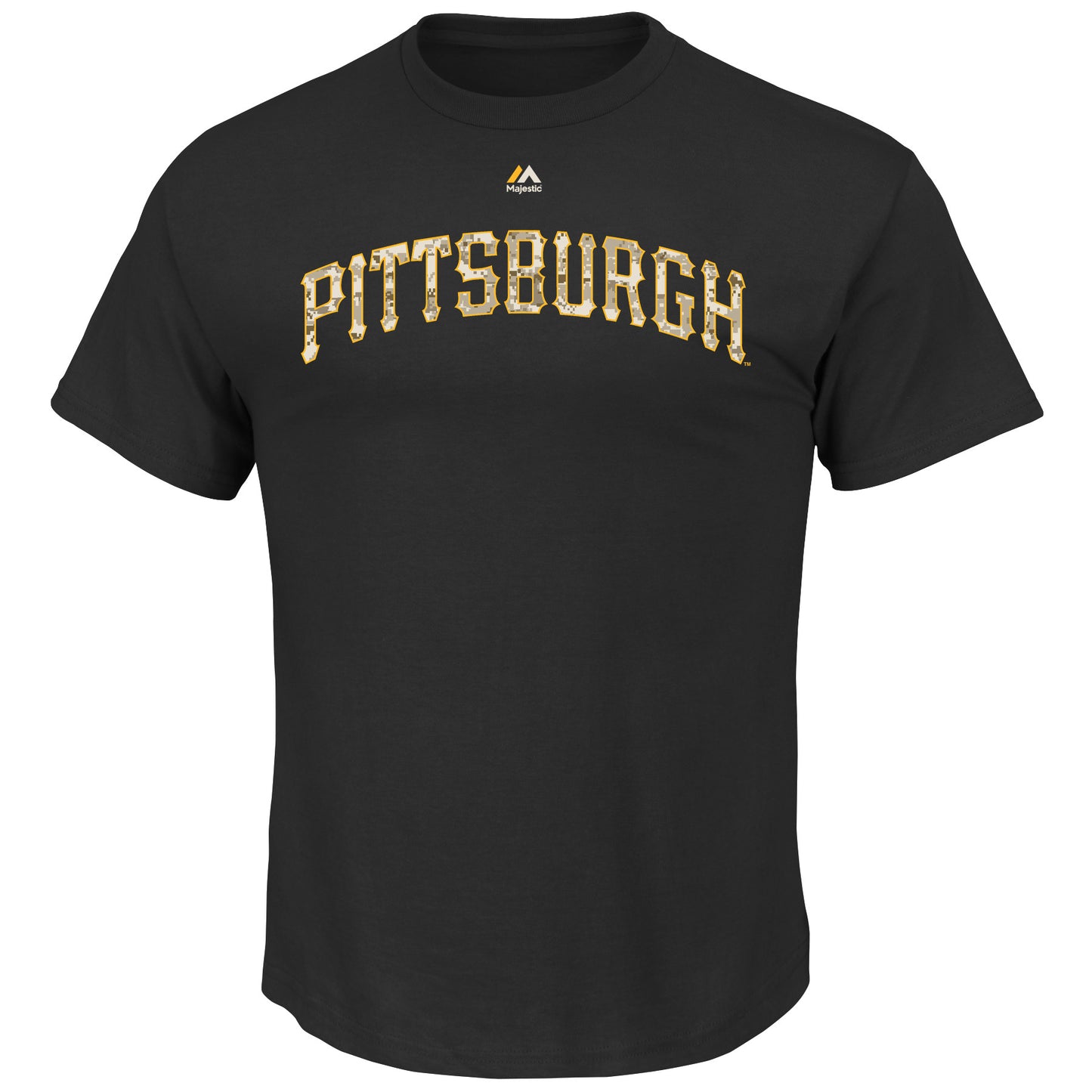 Pittsburgh Pirates USMC Wordmark T-shirt By Majestic