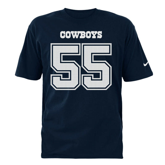 Dallas Cowboys Leighton Vander Esch Pride Player 3 Blue Men's T-Shirt