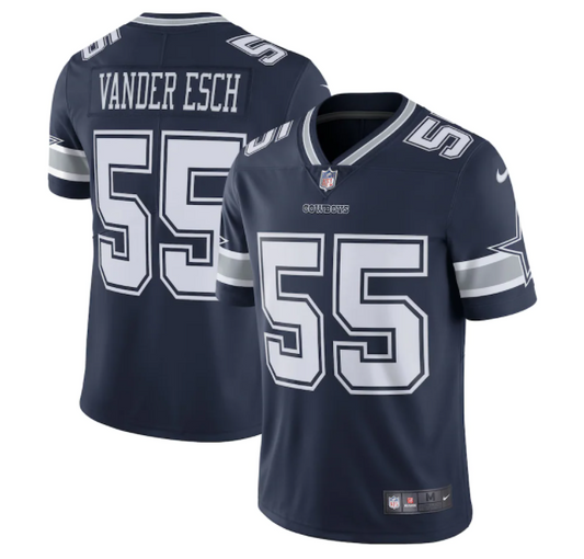 Dallas Cowboys #55 Leighton Vander Esch Nike Navy Vapor Limited Jersey