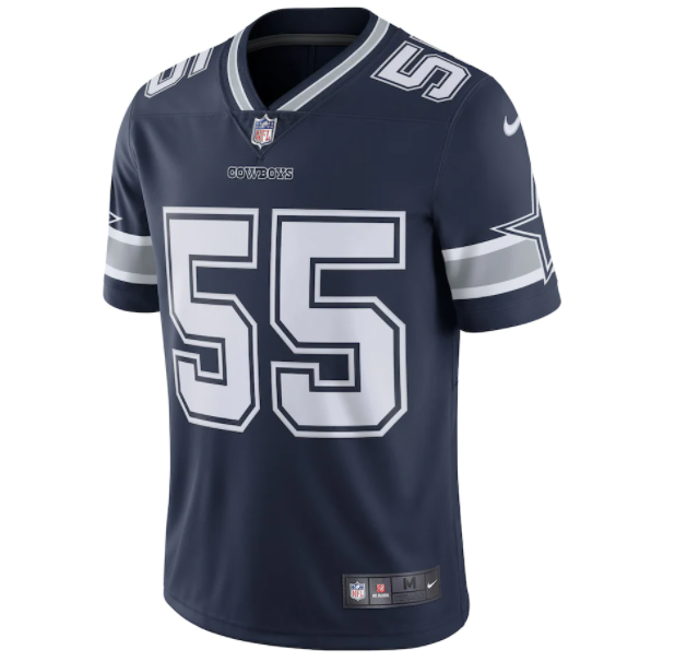 Dallas Cowboys #55 Leighton Vander Esch Nike Navy Vapor Limited Jersey