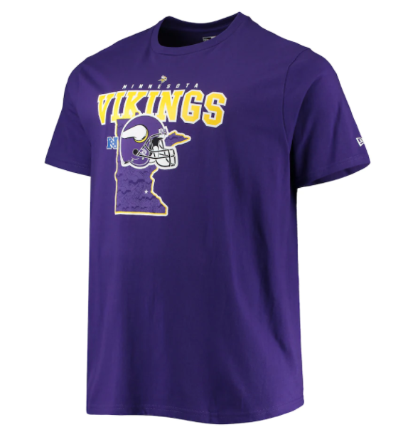 Minnesota Vikings New Era State Pride T-Shirt - Purple