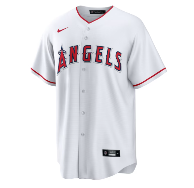Los Angeles Angels Youth Nike Home White Jersey