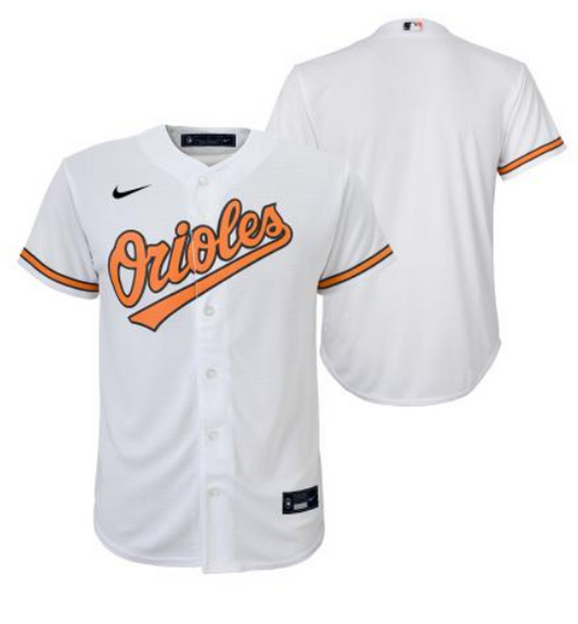 Baltimore Orioles Nike Toddler Jersey- White