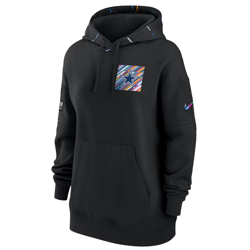 Dallas Cowboys NIke 2023 Crucial Catch Therma Performance Pullover Womens Hoodie
