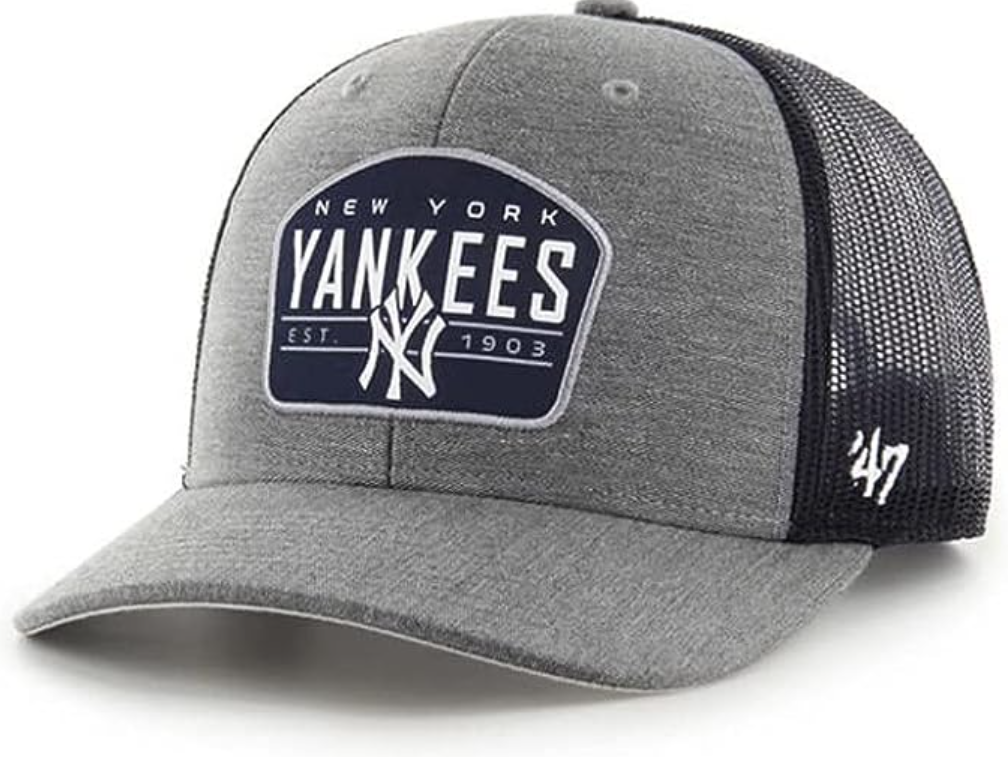 New York Yankees '47 Slate Trucker Snapback Hat - Charcoal